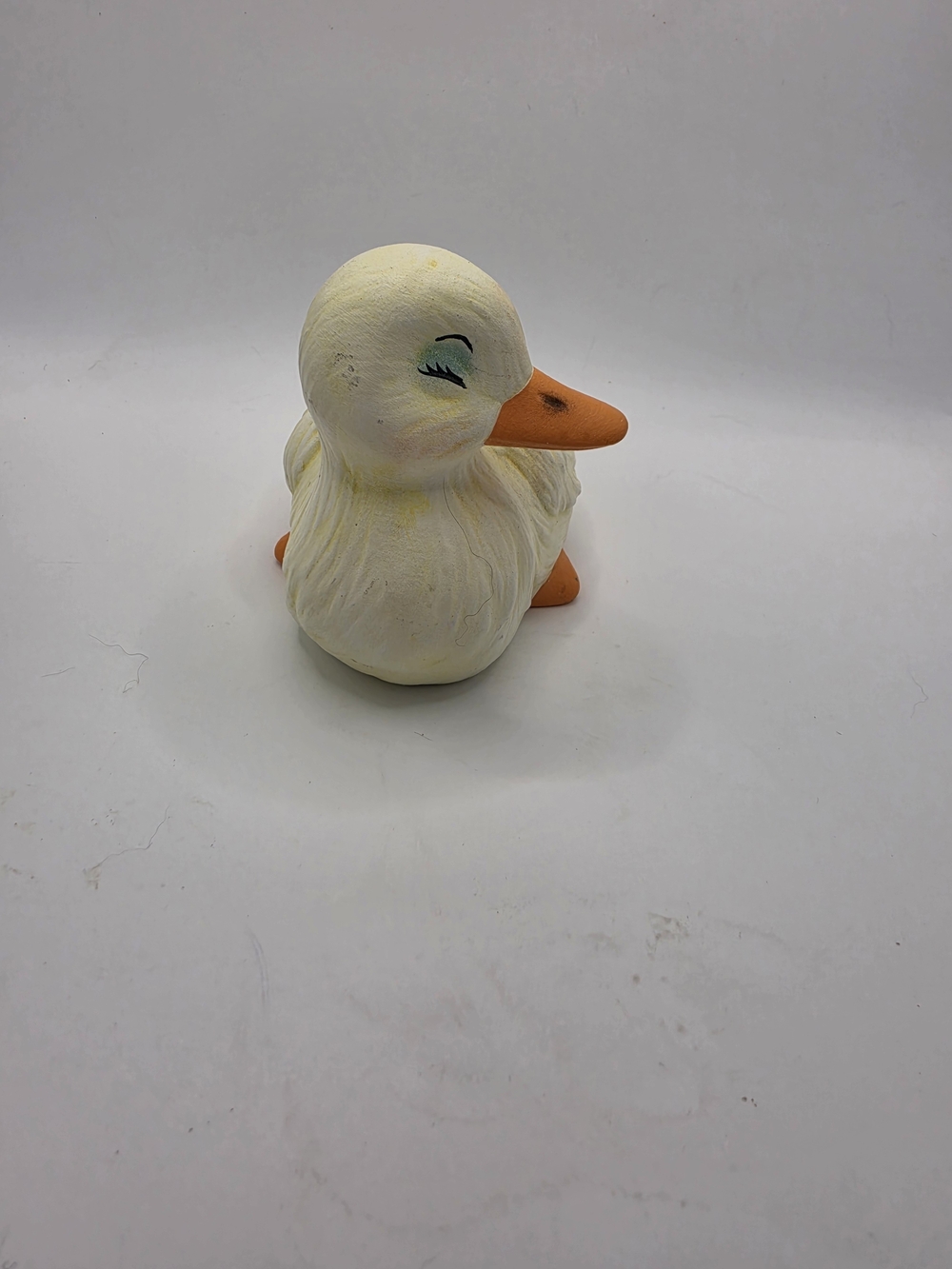 Home Interiors Yellow Duck Figurine Ceramic 1960s - Picture 2 of 5